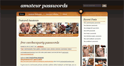 Desktop Screenshot of amateurspassword.com